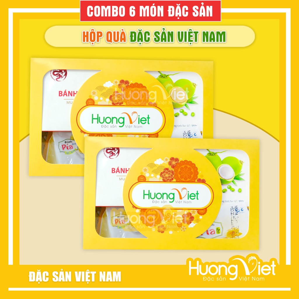 Vietnamese Specialty Gift Box 6 Types Of Confectionery, Sunny