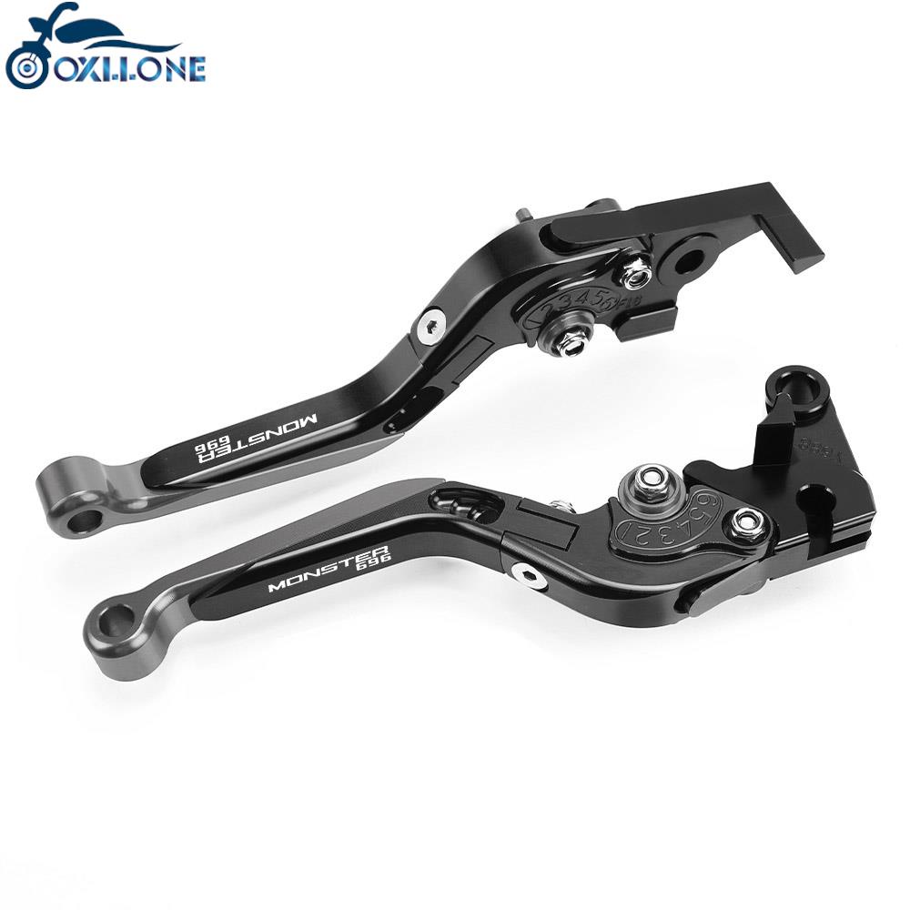 696MONSTER Adjustable Brake Clutch Lever Motorcycle Accessory Handles