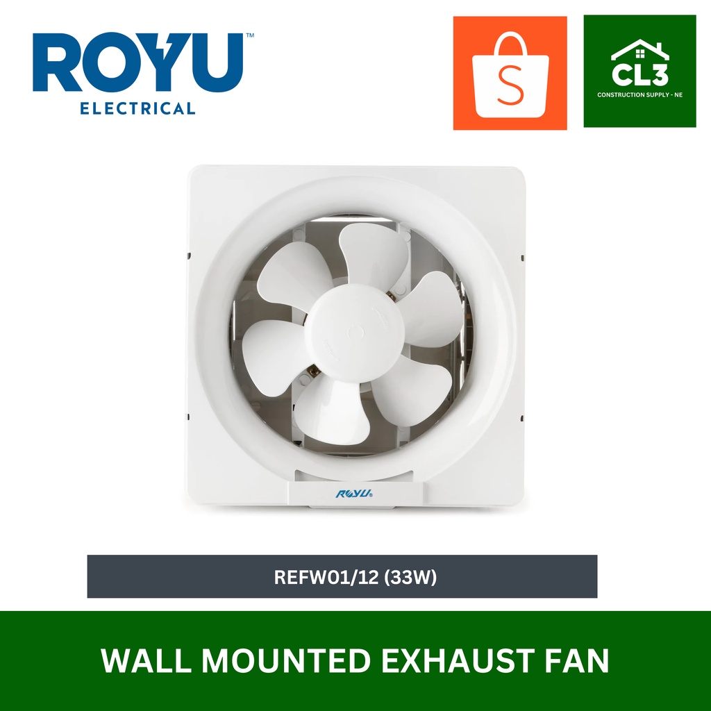 ROYU WALL MOUNTED EXHAUST FAN Shopee Philippines