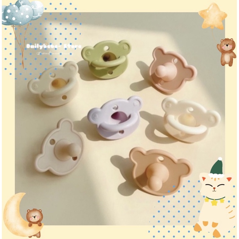 Pastel Dottodot Bear Silicone Gums   Gums - Korea 