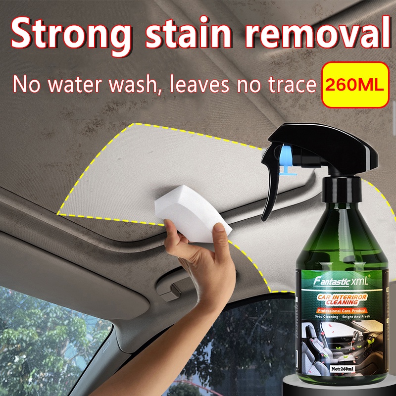 foam spray cleaner car interior