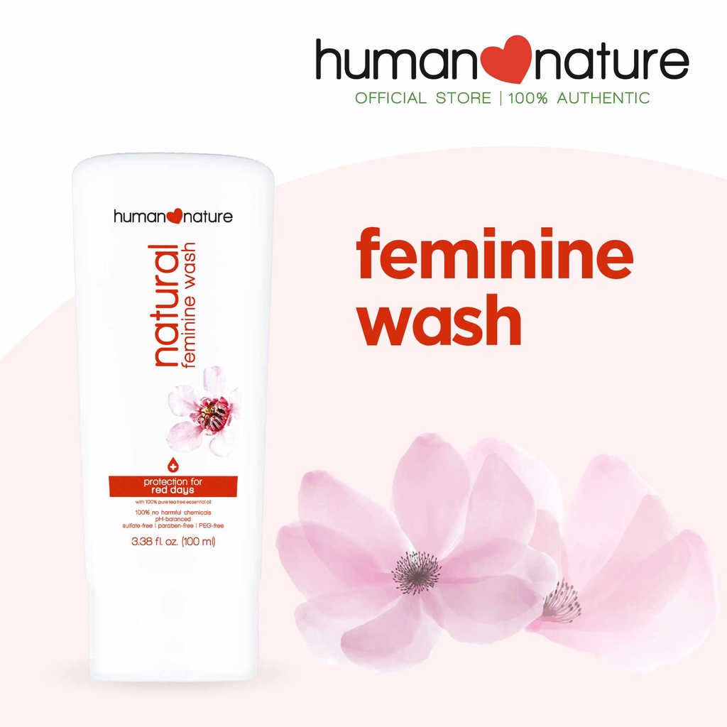 Human Nature Feminine Wash Protection for Red Days 100ml Shopee