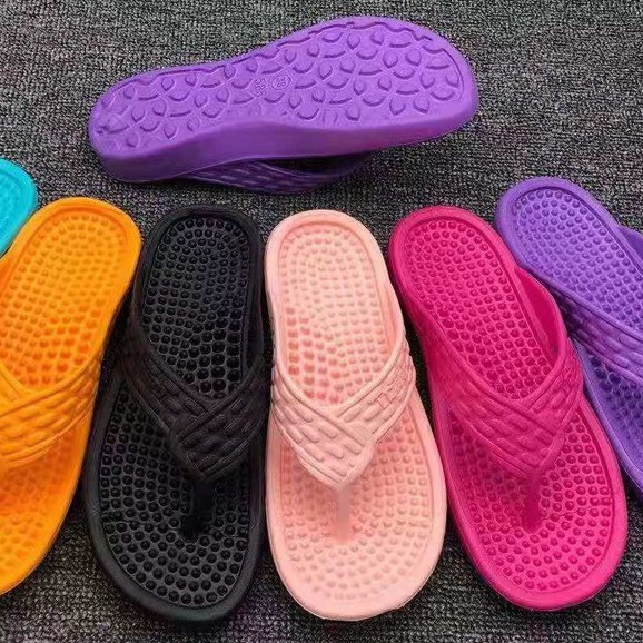 INDOOR RUBBER SLIPPER (WITH MASSAGE DOTS) FOR WOMEN | Shopee Philippines