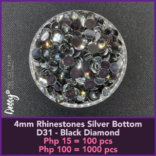 5mm Resin Rhinestones, 1000 Piece Lot