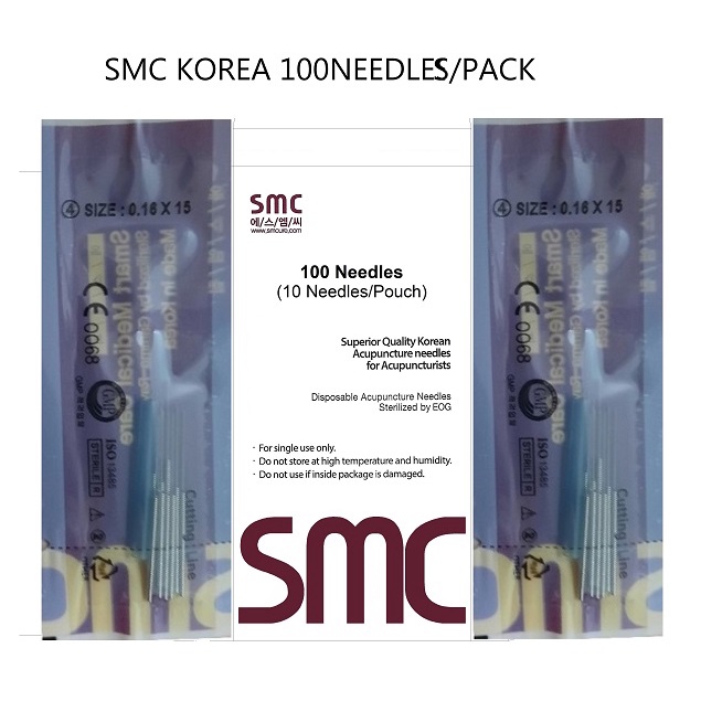 100pieces per pack Superior Quality Acupuncture Supplies, SMC Brand