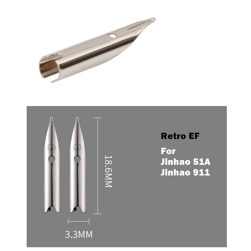 Jinhao 100 Centennial Resin Fountain Pen, Ef/f/m/bent Nib Converter Pen