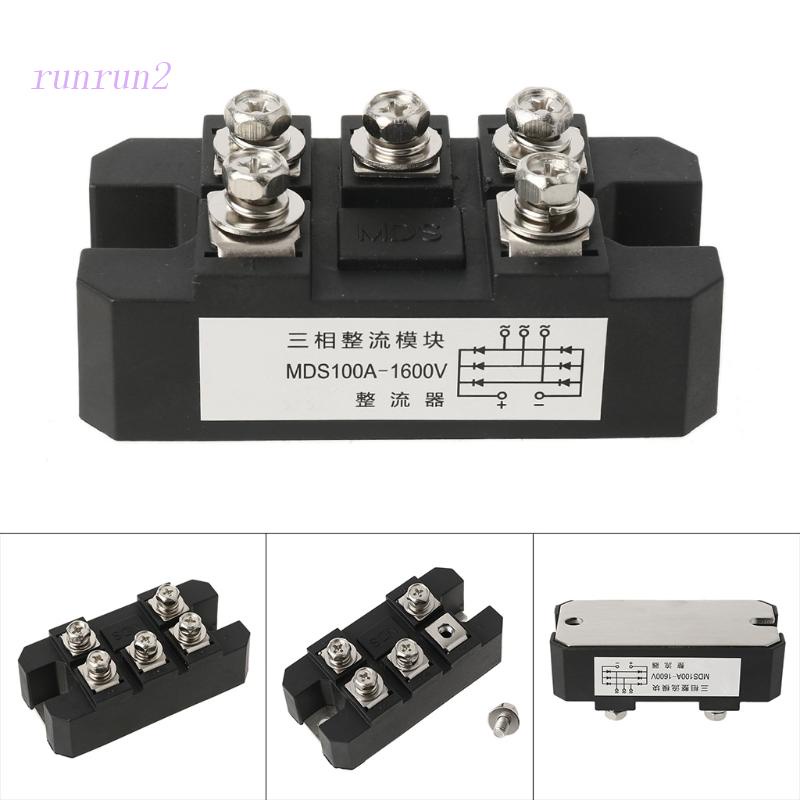 RUN MDS Series Three-Phase Bridge Modules MDS100A 100A 1600V 3-Phase ...