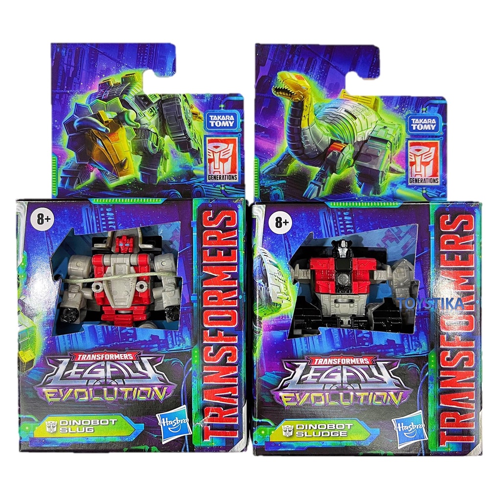Transformers Legacy Evolution Core Class Soundblaster, Dinobot Slug ...