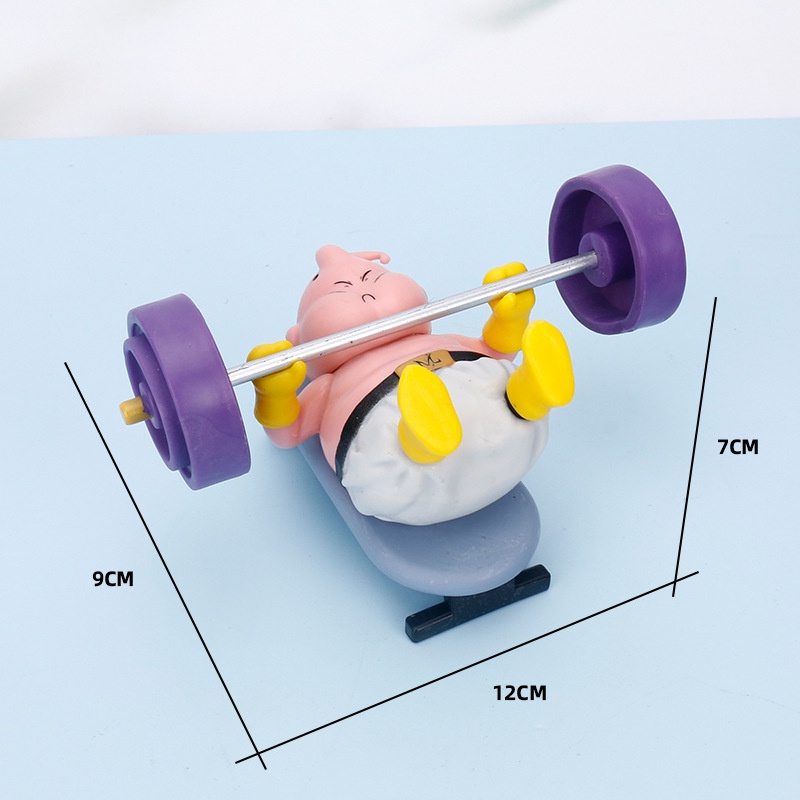 Anime Dragon Ball Z Fitness Majin Buu Boo PVC Action Figures Adult Toys ...