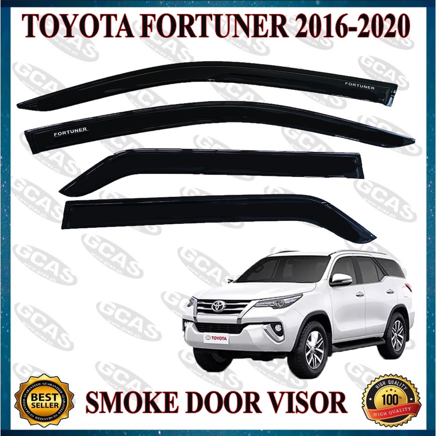 20162021 Toyota Fortuner Rain Visor, Rain gutter, Door visor, Window