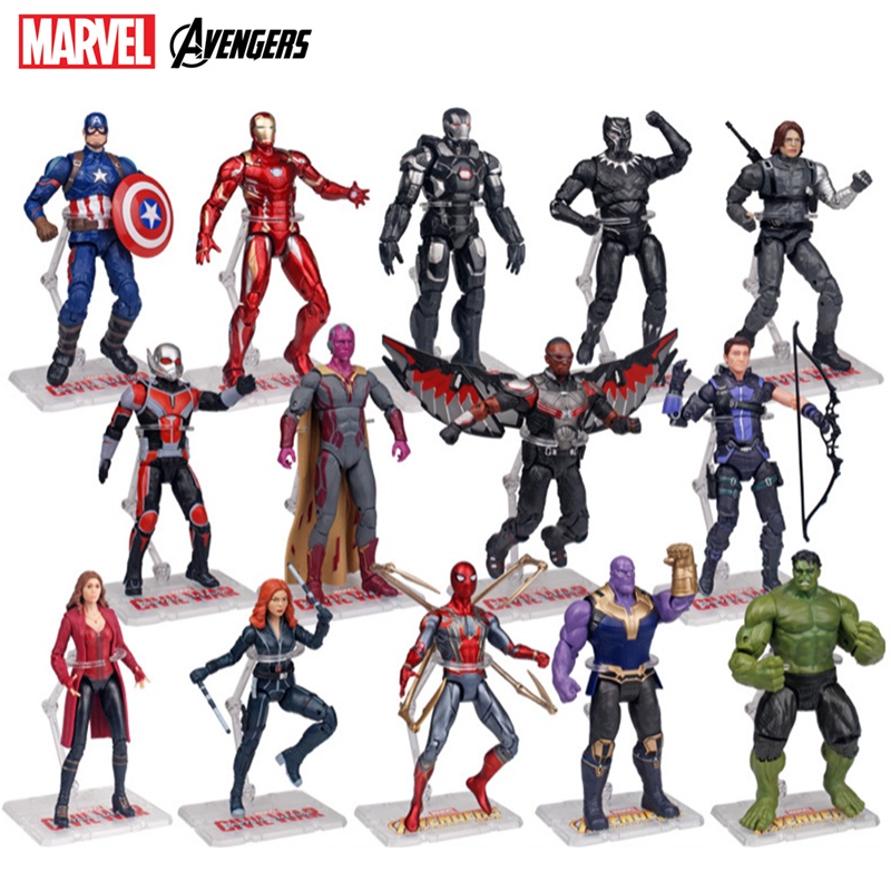 Marvel legends Avengers Iron Man Spiderman Thor Falcon Winter Hulk