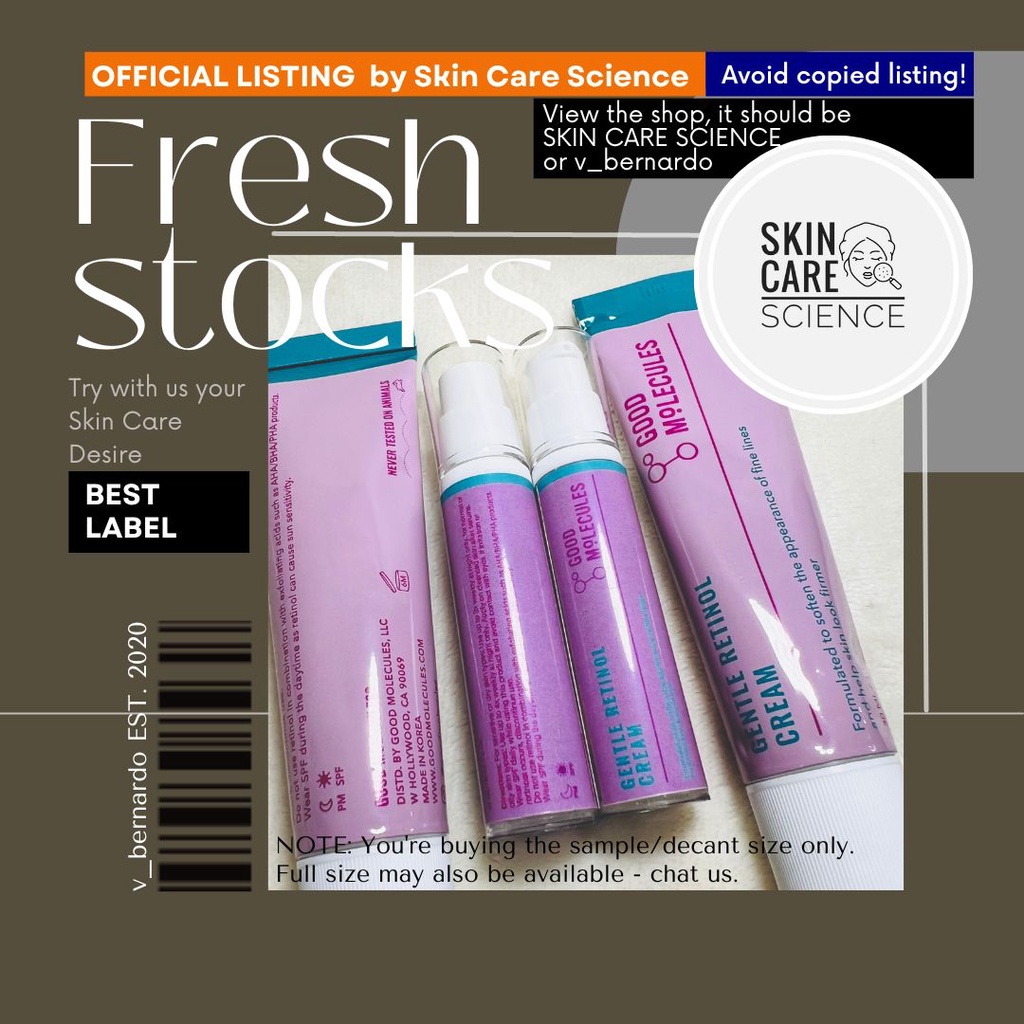 GOOD MOLECULES GENTLE RETINOL CREAM Shopee Philippines