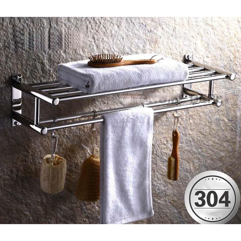 [Local Delivery COD] Bathroom towel rack Towel Rack Hanging Holder