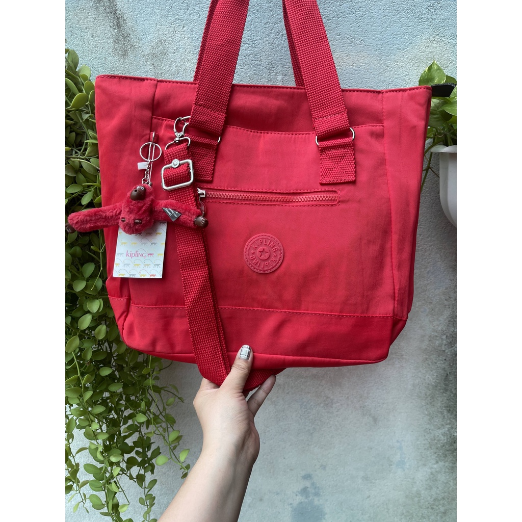 Kiplings Shoulder and Crossbody Bag Removable Strap Plain Colors