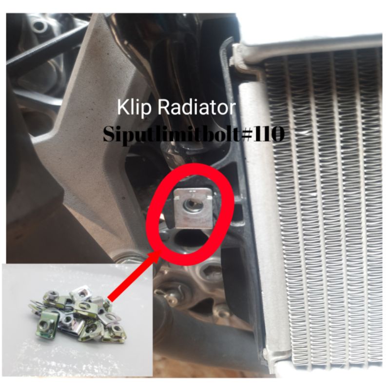 Vario radiator clip set | Shopee Philippines