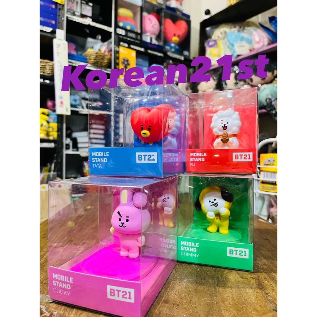 BT21 OFFICIAL FIGURE MOBILE STAND | Shopee Philippines