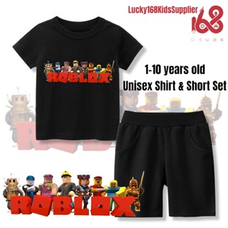 Zheart  Games T-Shirt Roblox T-Shirt and Shorts Set Unisex