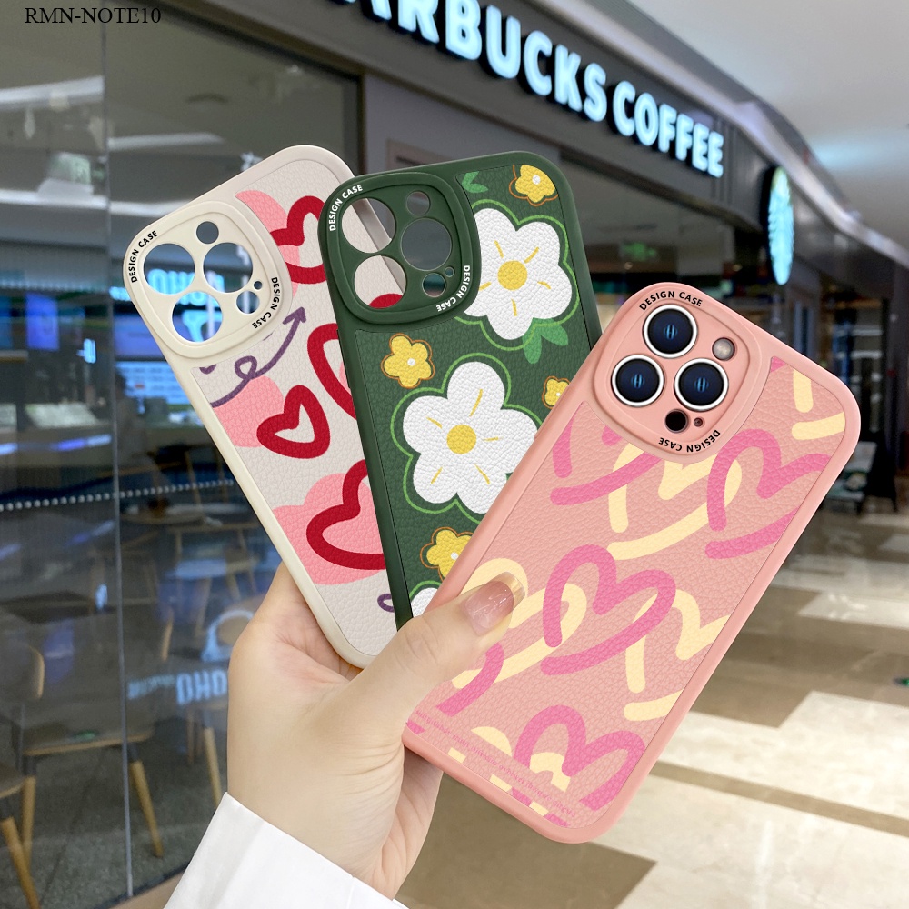 Xiaomi Redmi Note 10 10s 9 9s 8 7 Pro 5g For Full Back Cover Shells Protective Casing Flowers 0144