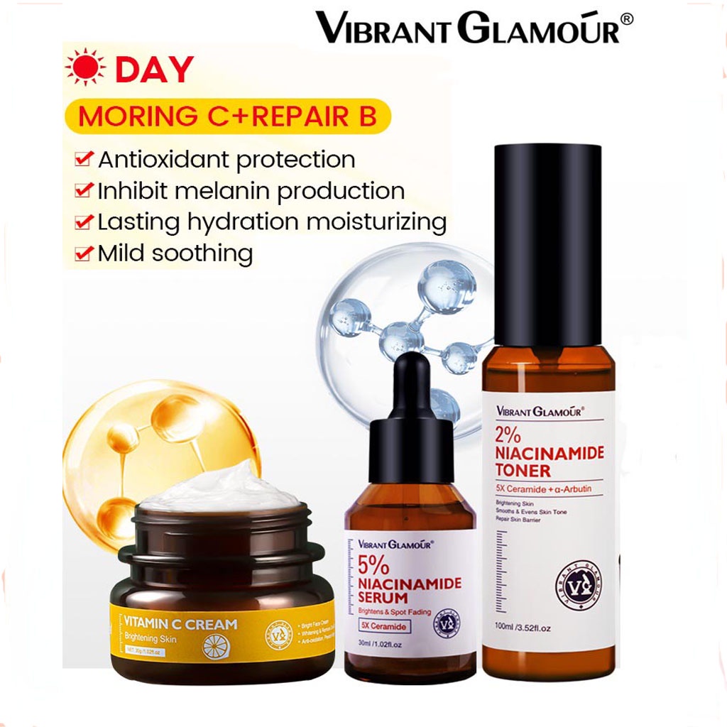 VIBRANT GLAMOUR Advanced ABC Set Retinol Face Cream Vitamin C