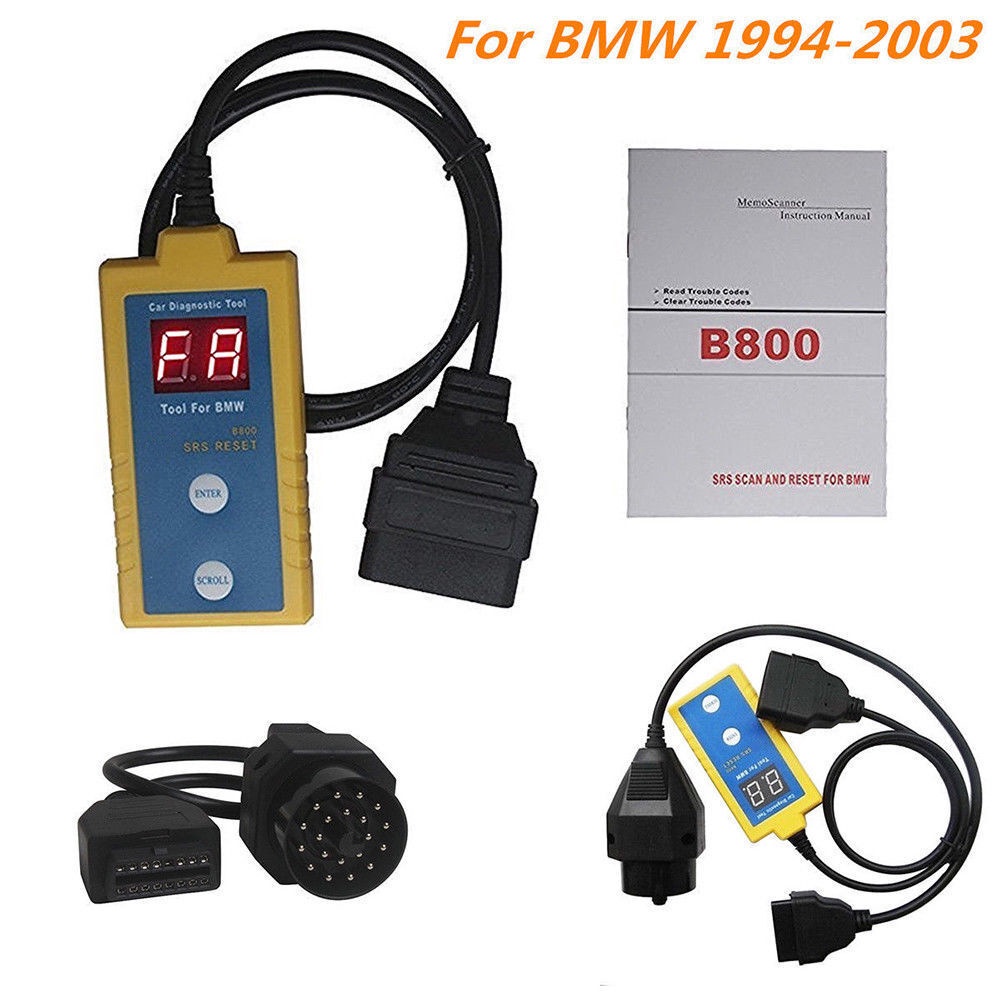 B800 Car SRS Airbag Reset Tool Scanner 20Pin OBDII Diagnostic Tool For
