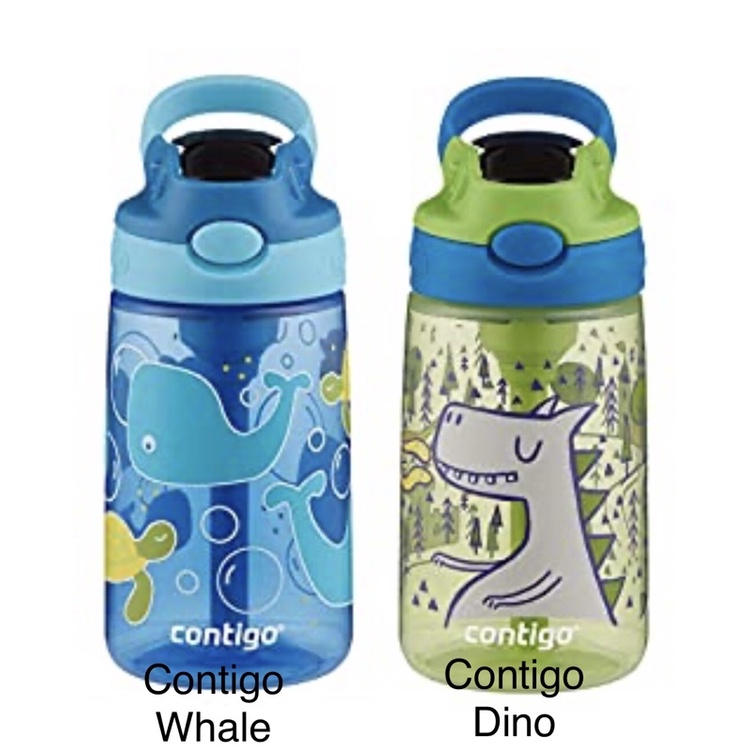 Contigo Kids Poppy Water Bottle with Autospout Lid & Straw - Blue - 20 fl oz