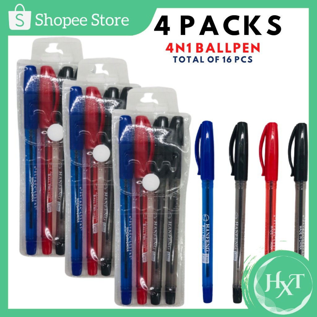 HXT Click Ballpoint Pen (50 Pcs in 1 Box, 48 Pcs in 1 Box, 12 Pcs in 1 ...