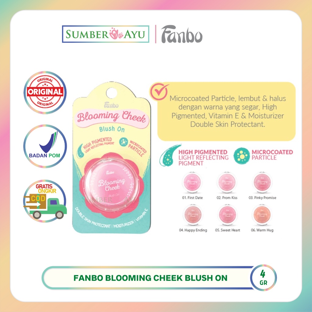 Fanbo Blooming Cheek Blush On | Shopee Philippines