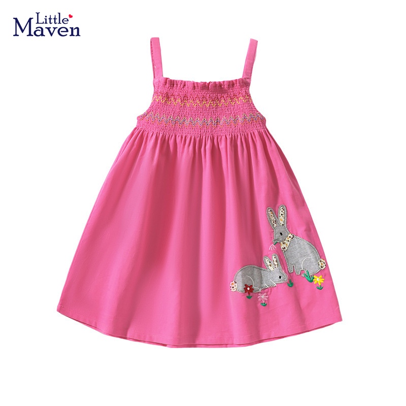 Little Maven 2-7 Years Fashion Baby Girls 2023 New Summer Cotton ...