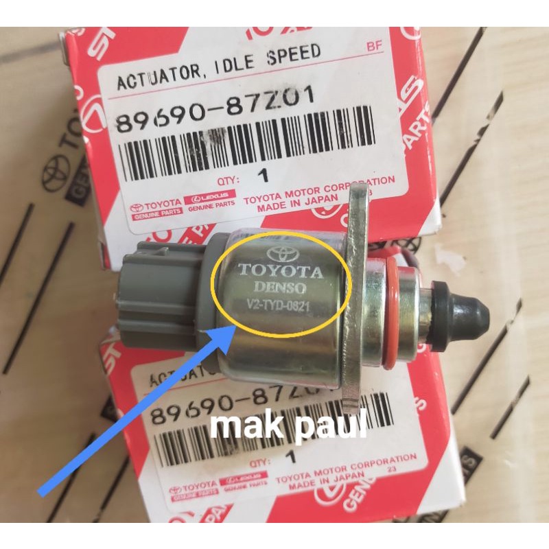 Isc IACV trotle body actuator sensor AVANZA XENIA RUSH TERIOS ORIGINAL ...