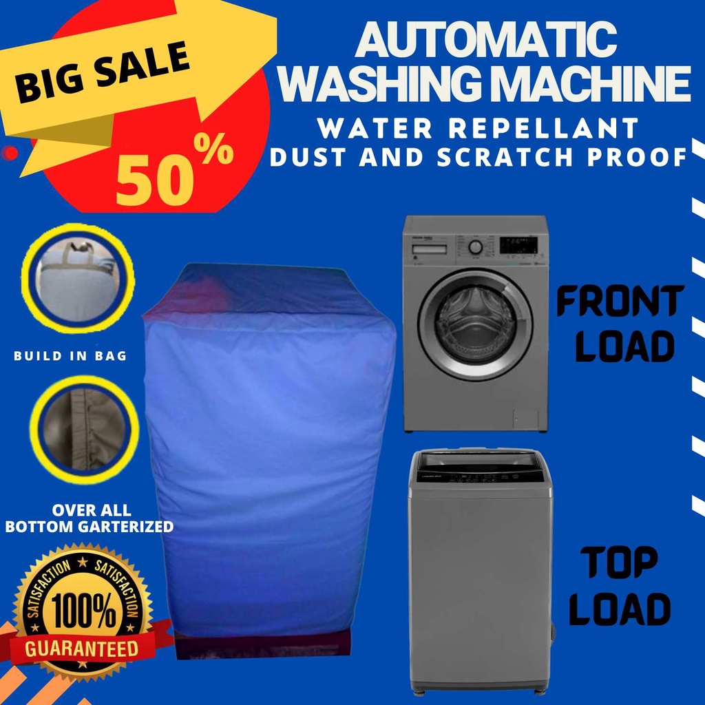 AUTOMATIC WASHING MACHINE FRONT LOAD AND TOP LOAD HIGH QUALITY COVER ...