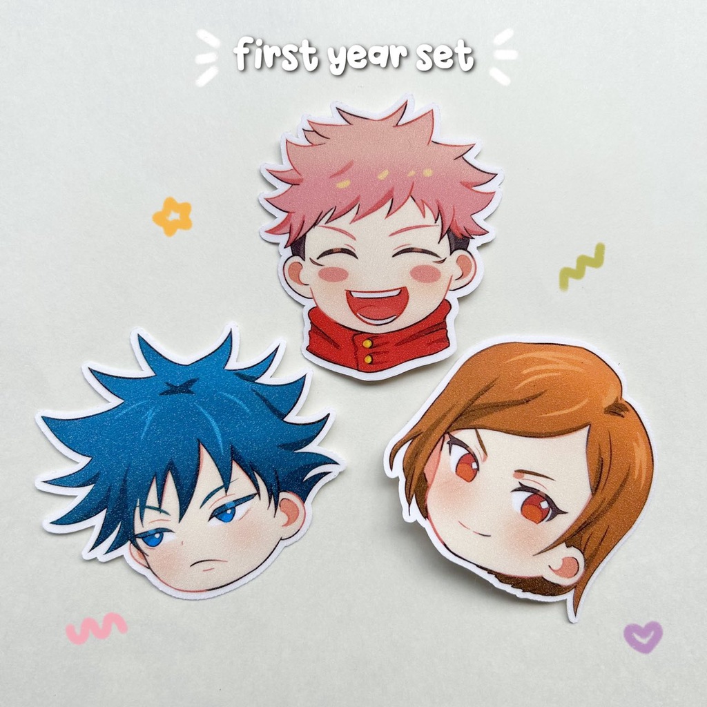 moonchiine | Jujutsu Kaisen Waterproof Stickers / Journal Stickers ...