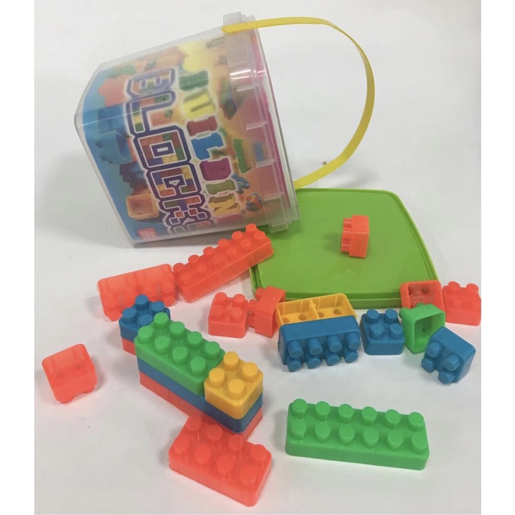 JLT buy 1 take 1 building blocks bucket set | Shopee Philippines
