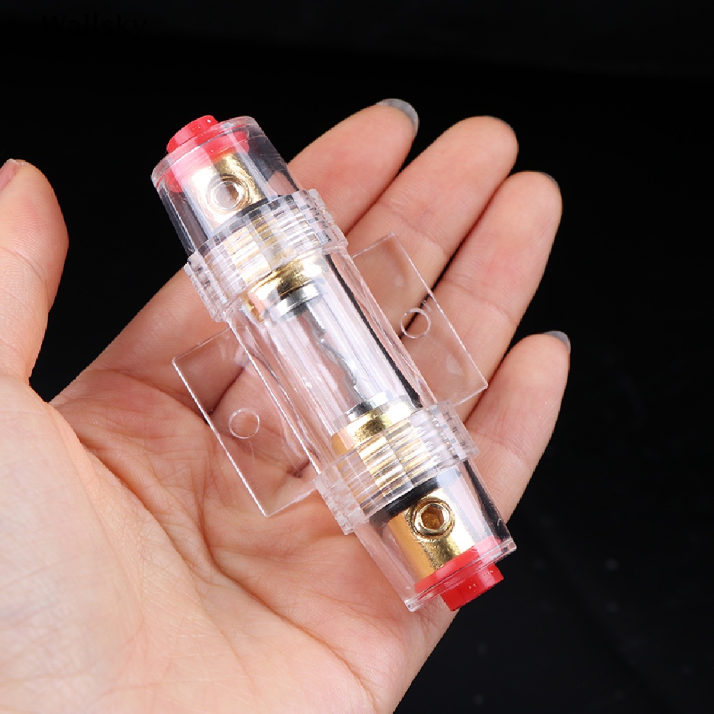 Wallsky> Fuse & Holder Car Audio Refit Fuse Holder Car Stereo Audio
