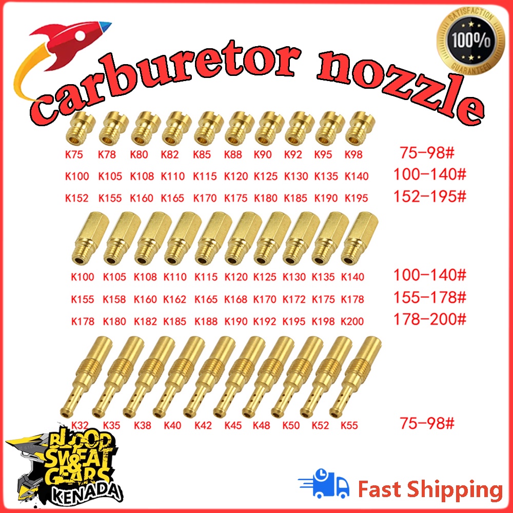 NEW Carburetor Repair Kits Nozzle Series Main Jet Pilot Jet For PWK