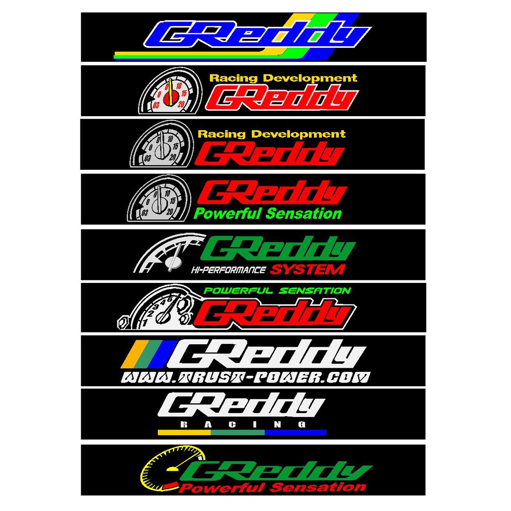 GREDDY WINDSHIED AND CAR REAR BANNERS Shopee Philippines