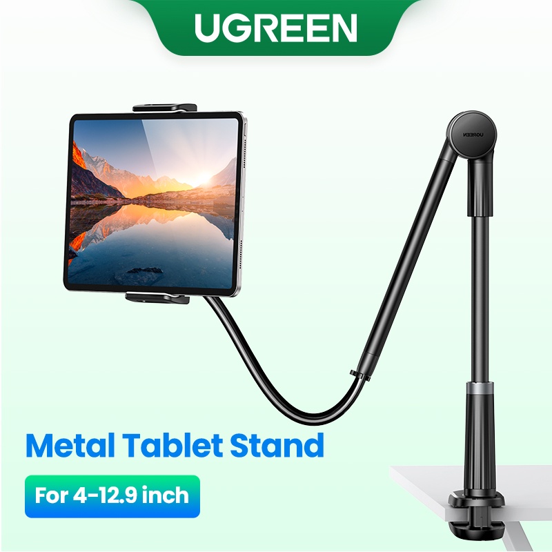 UGREEN Gooseneck Tablet Stand for Bed Universal 360° Flexible  AdjustableTablet Holder Compatible with iPad Pro Mini Air Galaxy Huawei Tab  E-Reader