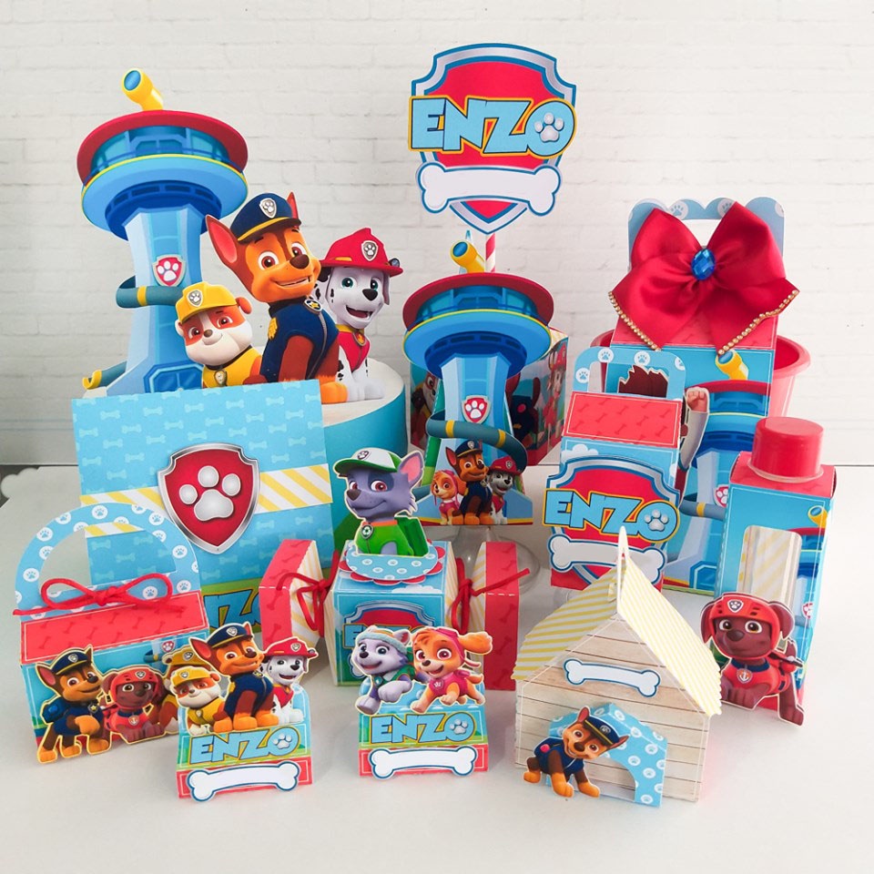 PAW PATROL 3D LOOT BOX/ SOUVENIR BOX/ CANDY BOX / SOUVENIR (REF MAGNET ...