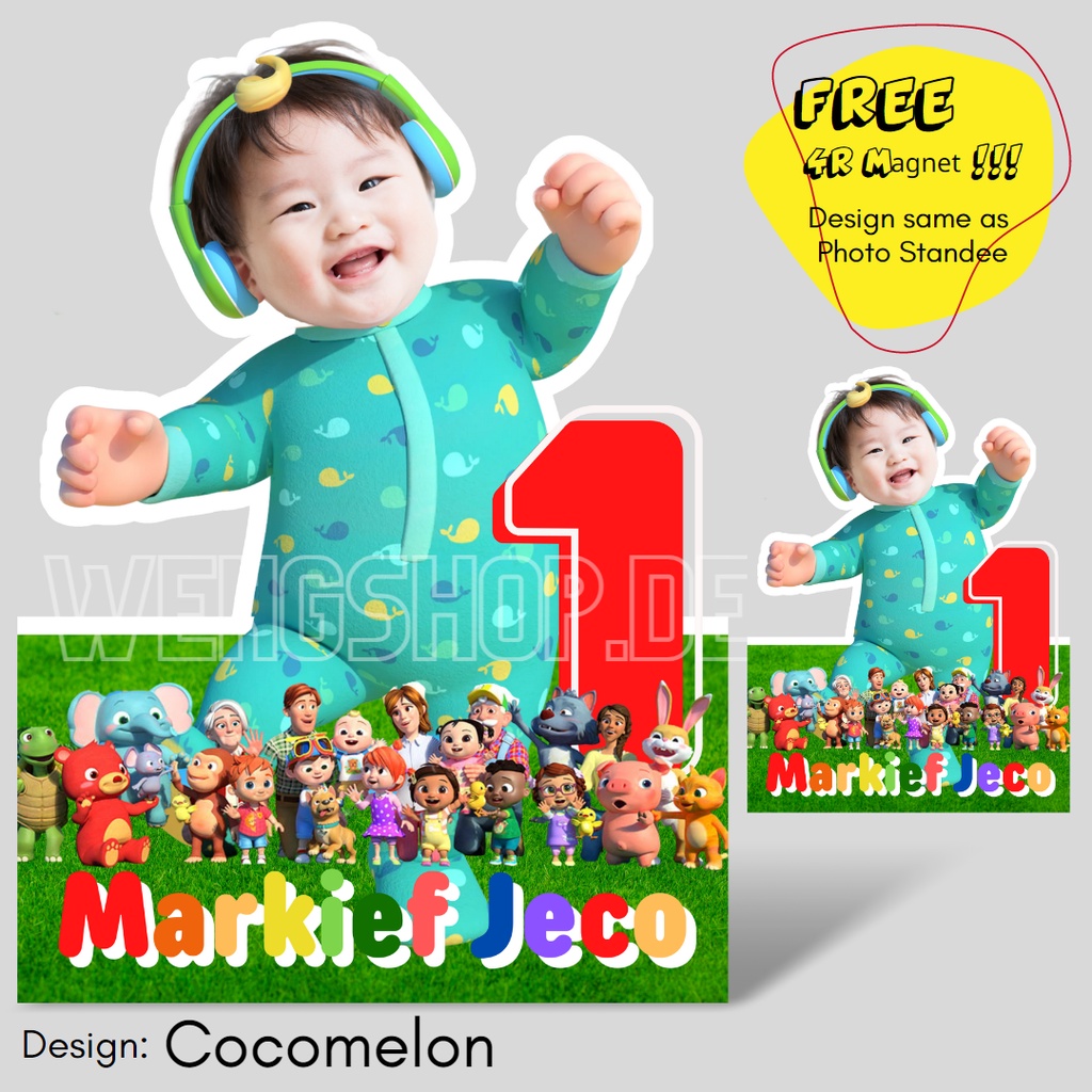 PICTURE STANDEE Centerpiece 8x11.5 Inches for Birthday | Shopee Philippines