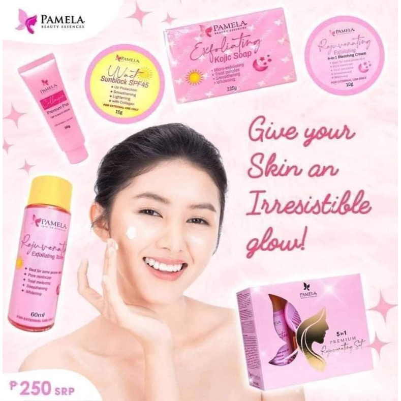 PAMELA PREMIUM 5in1 REJUVENATING SET | Shopee Philippines