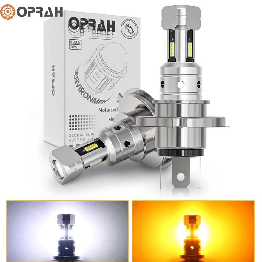 Oprah 1piece Super Bright BA20D P15D LED H4 H6 Motorcycle Headlight ...