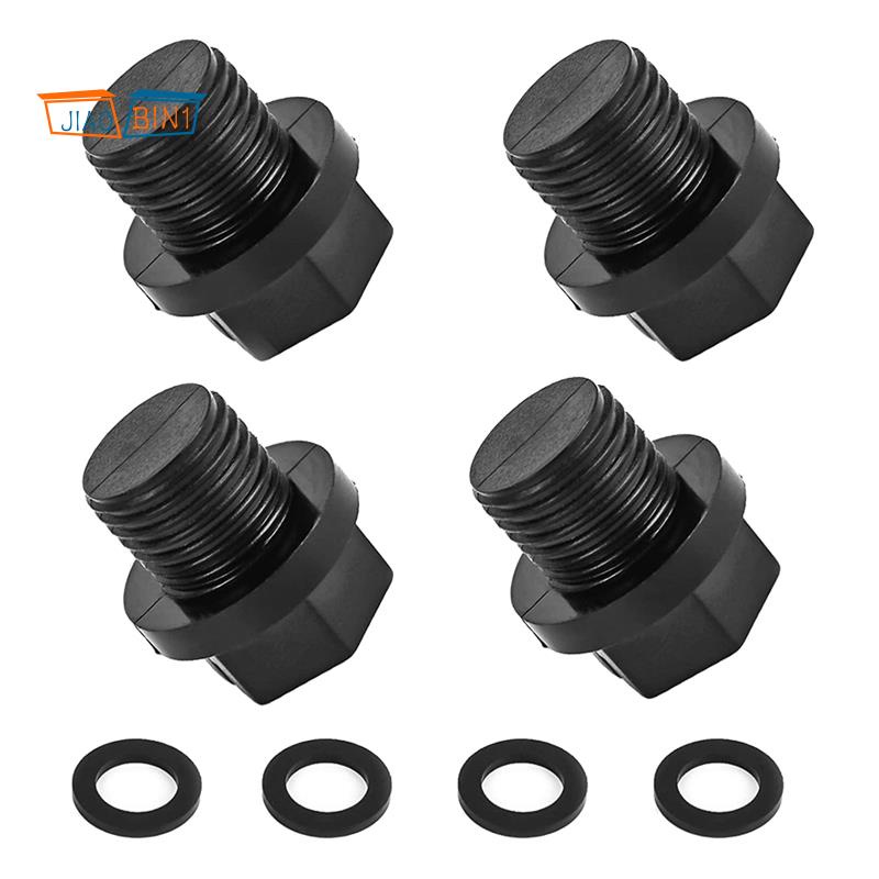 4 Pack Drain Plugs with O-Rings Pump Plug Pool Filters Replacement Pool ...