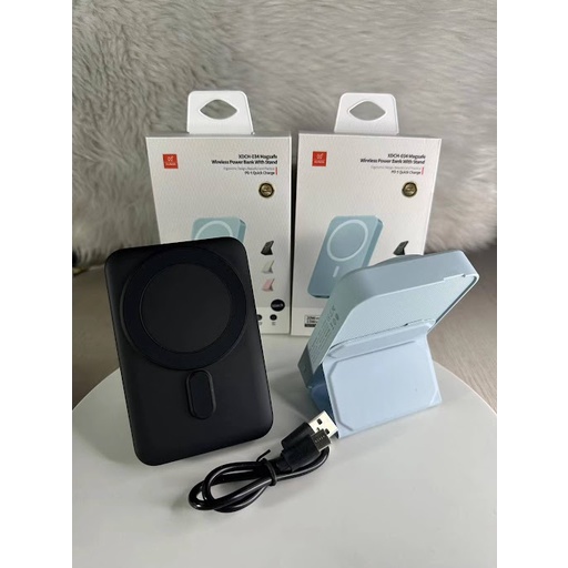 XUNDD Magnetic Wireless Power Bank with stand PD Quick Charge | Shopee ...