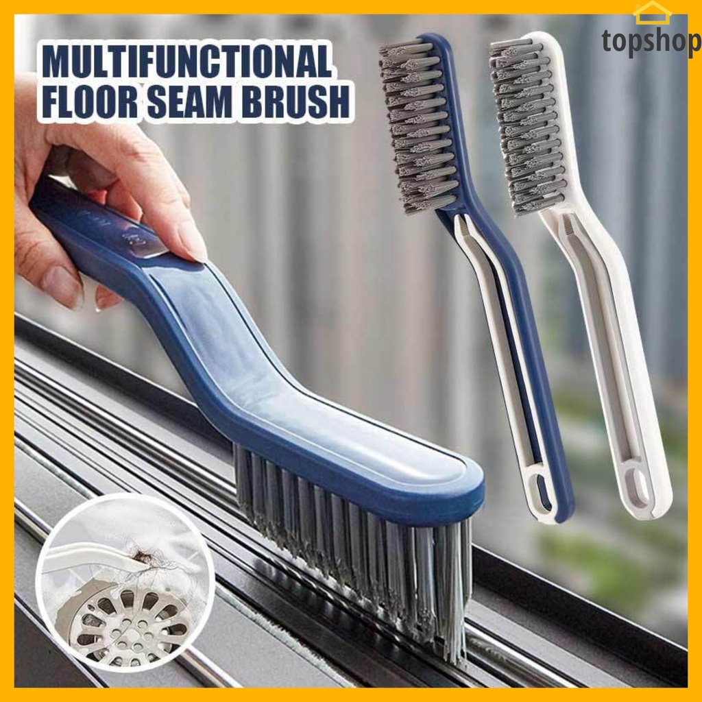 TOPSHOP 2 IN 1 Floor Seam Brush Bathroom Cleaning Window Brush Groove ...