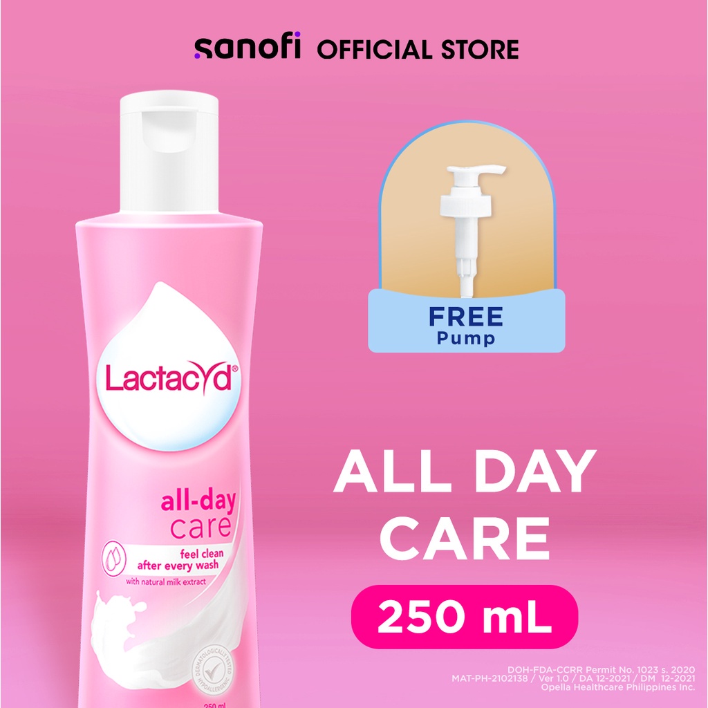 Lactacyd Feminine Wash with free reusable pump 250ML Shopee Philippines