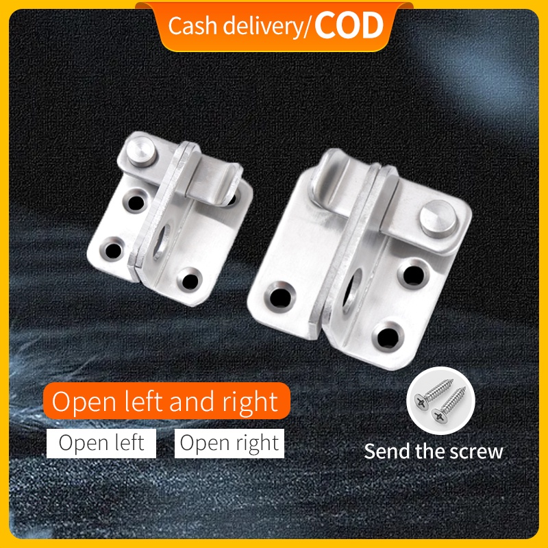 Stainless Steel Safety Hasp Door Lock for Bathroom Bedroom Door Catch