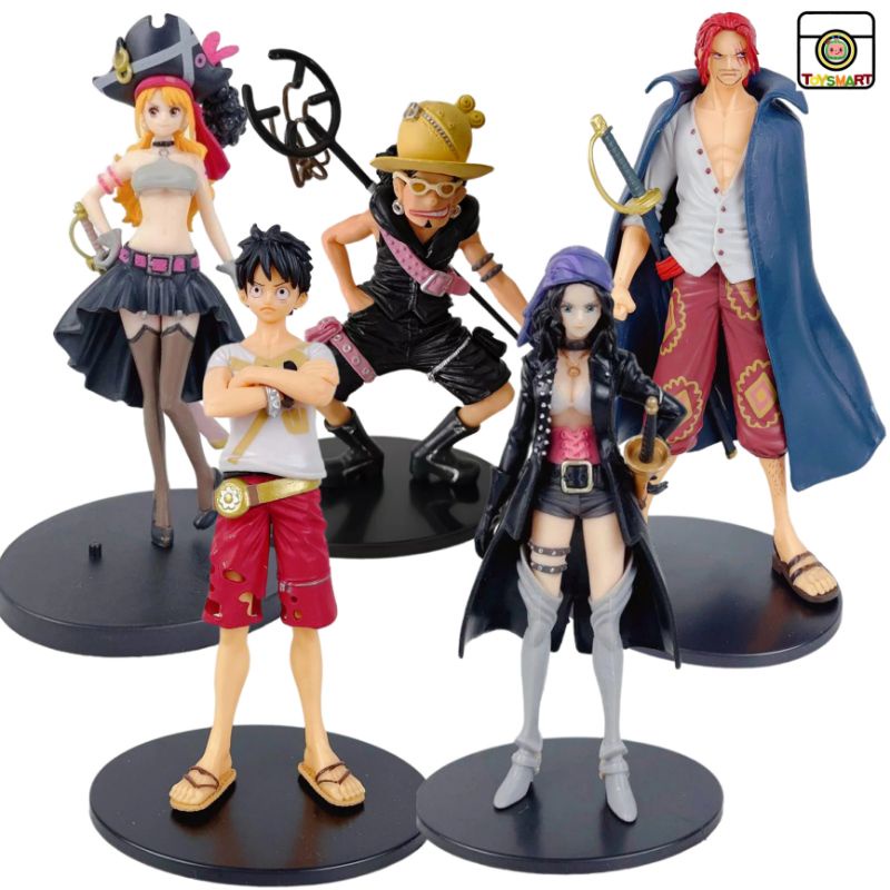 Luffy One piece Action Figure Luffy The Monkey Nami Robin The Red ...