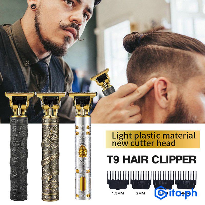 New Professional Electric Hair Clipper USB Rechargeable Beard Trimmer ...
