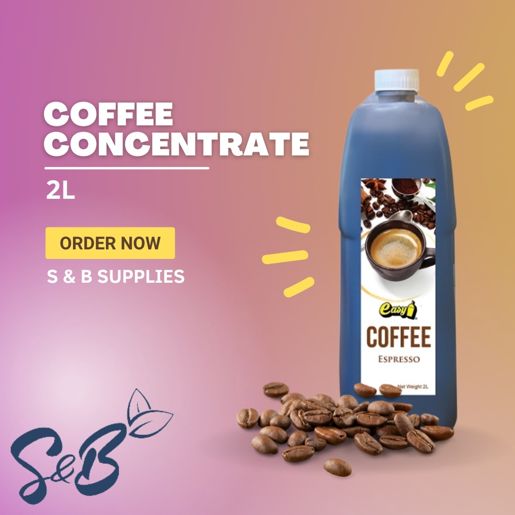 EASY BRAND Coffee Concentrate Espresso 2L Shopee Philippines