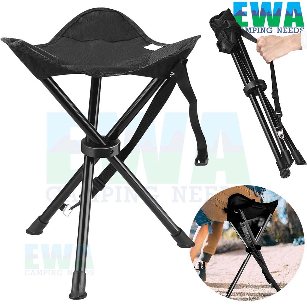 TravelChair CSeries Slacker Folding Tripod, Portable Chair for Outdoor