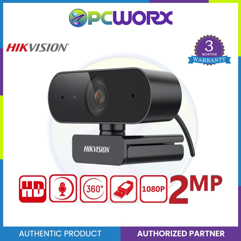 Hikvision DS-U02 2MP USB Webcam With Built-In Mic | Shopee Philippines